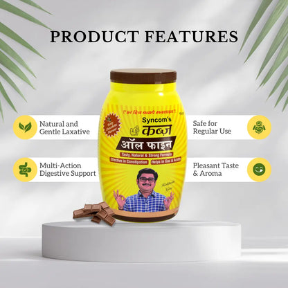Kabz All Fine Chocolate Flavour – Ayurvedic Digestive & Laxative Powder |