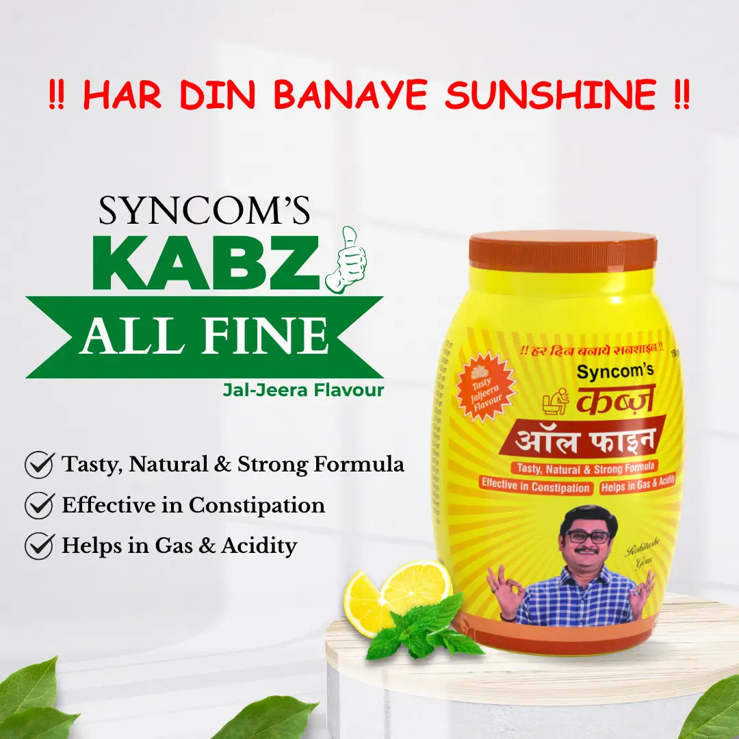 Kabz All Fine Jal-Jeera Flavour – Ayurvedic Digestive & Laxative Powder |