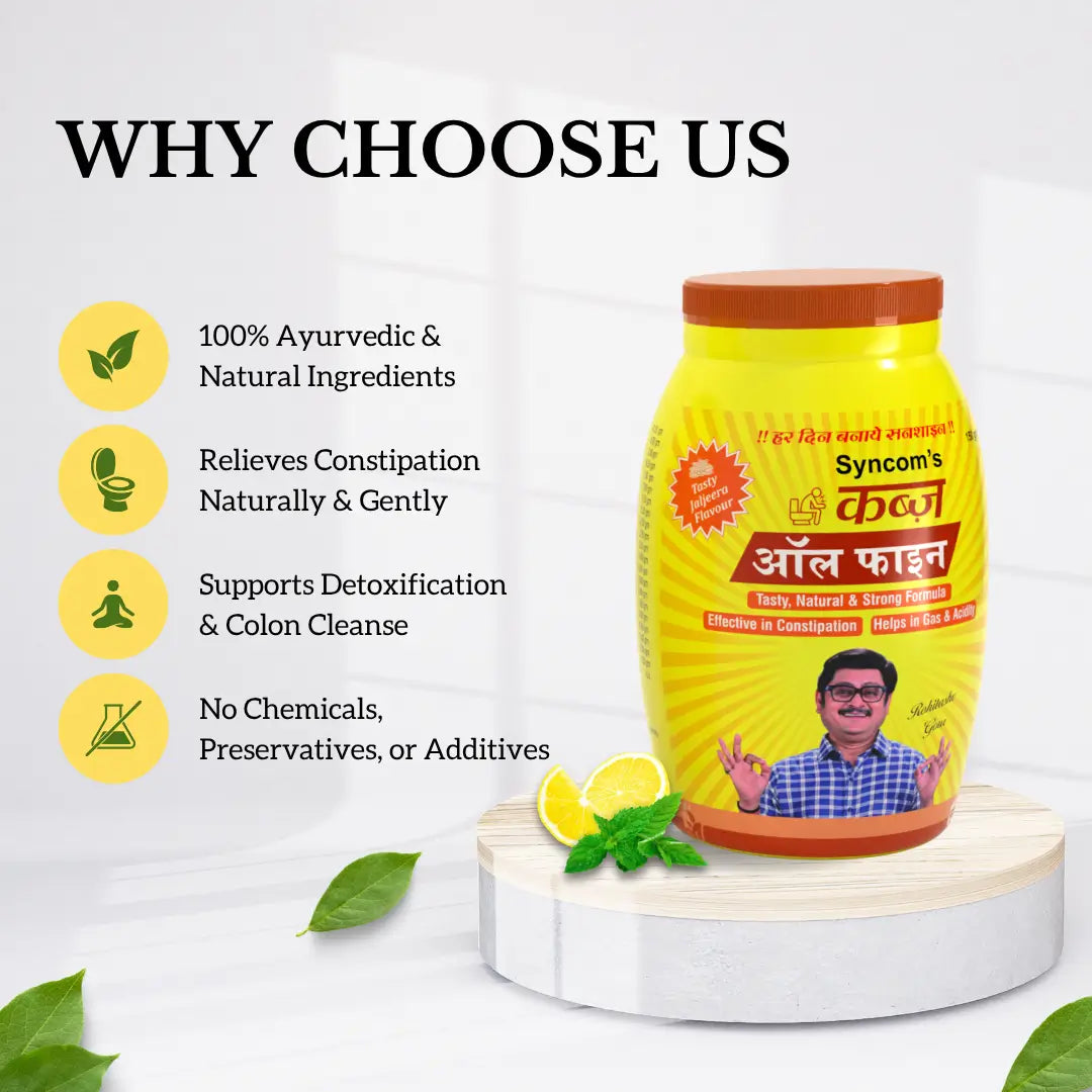 Kabz All Fine Jal-Jeera Flavour – Ayurvedic Digestive & Laxative Powder |