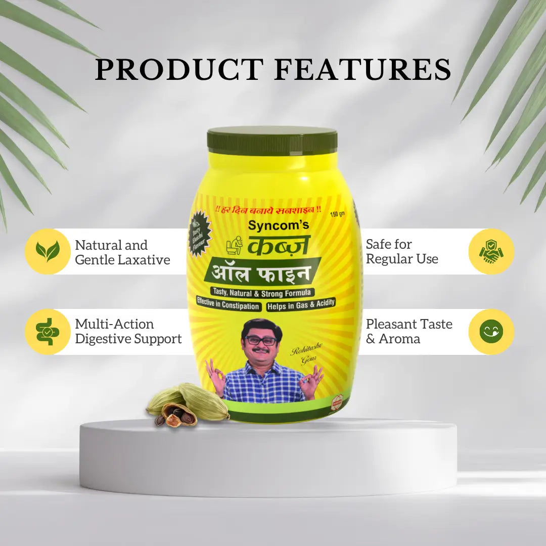 Kabz All Fine Elaichi Flavour – Ayurvedic Digestive & Laxative Powder |