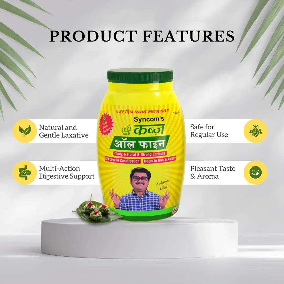 Kabz All Fine Paan Flavour – Ayurvedic Digestive & Laxative Powder |