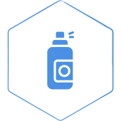 Spray format – No mess, No contact application